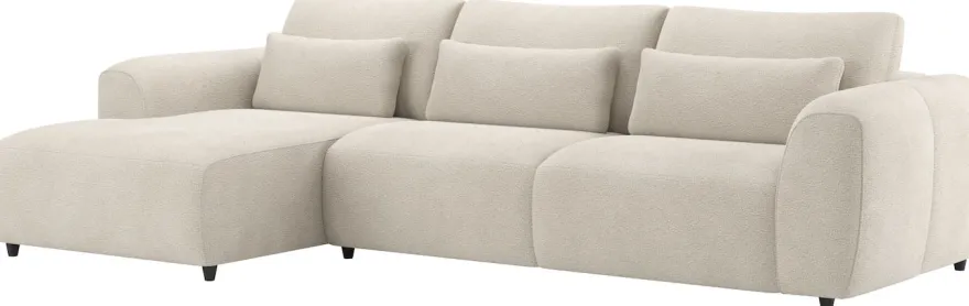 Albas, longchair links verstelbare rug - 2,5 zits rechts verstelbare rug