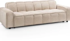 Amalfi, 3.5-zits - pocketvering - stof Derby - beige
