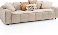 Amalfi, 3.5-zits - pocketvering - stof Derby - beige