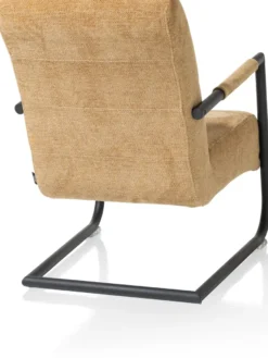 Angelica, bijzetfauteuil + zwart frame (ROB)
