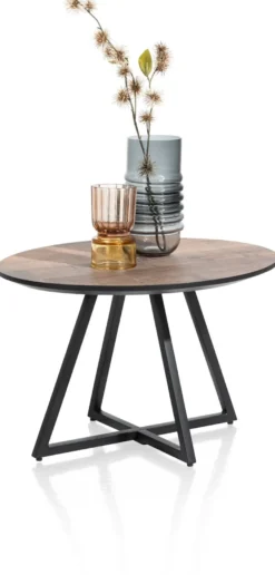 Avalon, bijzettafel 60 x 50 cm - HPL blad - Antraciet
