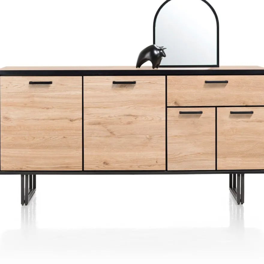 Avalon, dressoir 170 cm - 4-deuren + 1-lade - Driftwood