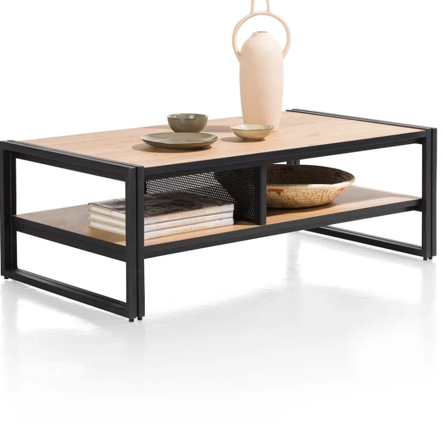 Avalon, salontafel 110 x 60 cm + 2-niches - Driftwood