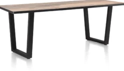 Avalox, bartafel 230 x 98 cm - kleur driftwood - V poot