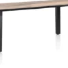 Avalox, bartafel 230 x 98 cm - kleur driftwood - 4 poot