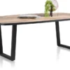Avalox, eetkamertafel ovaal 240 x 110 cm - kleur driftwood - V poot