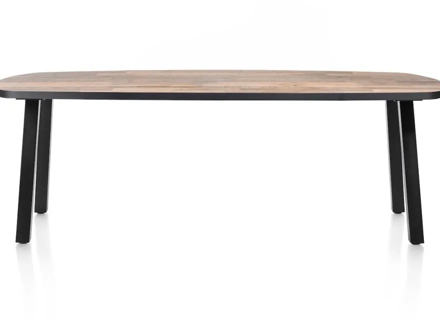 Avalox, eetkamertafel ovaal 240 x 110 cm - kleur driftwood - 4 poot