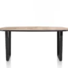 Avalox, eetkamertafel ovaal 210 x 110 cm - kleur driftwood - V poot