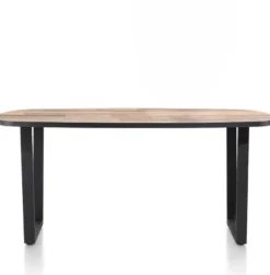 Avalox, eetkamertafel ovaal 210 x 110 cm - kleur driftwood - V poot