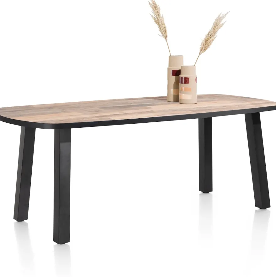 Avalox, eetkamertafel ovaal 210 x 110 cm - kleur driftwood - 4 poot