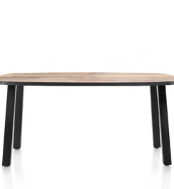 Avalox, eetkamertafel ovaal 180 x 110 cm - kleur driftwood - 4 poot
