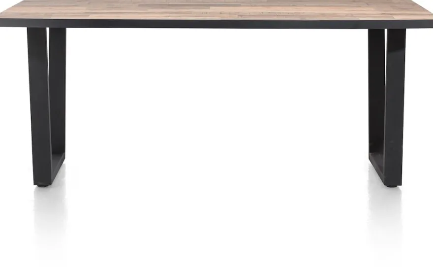 Avalox, eetkamertafel 170 x 98 cm - kleur driftwood - V poot