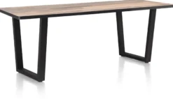 Avalox, eetkamertafel 170 x 98 cm - kleur driftwood - V poot