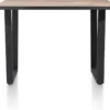 Avalox, eetkamertafel 140 x 98 cm - kleur driftwood - V poot