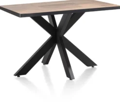 Avalox, eetkamertafel 140 x 98 cm - kleur driftwood - centrale poot