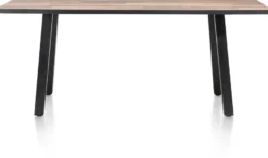 Avalox, eetkamertafel 230 x 98 cm - kleur driftwood - 4 poot