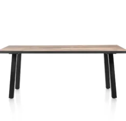 Avalox, eetkamertafel 200 x 98 cm - kleur driftwood - 4 poot