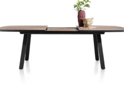 Avalox, uitschuif bartafel ovaal 190 (+ 60) x 110 cm - kleur driftwood - 4 poot