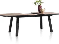 Avalox, uitschuif bartafel ovaal 190 (+ 60) x 110 cm - kleur driftwood - 4 poot