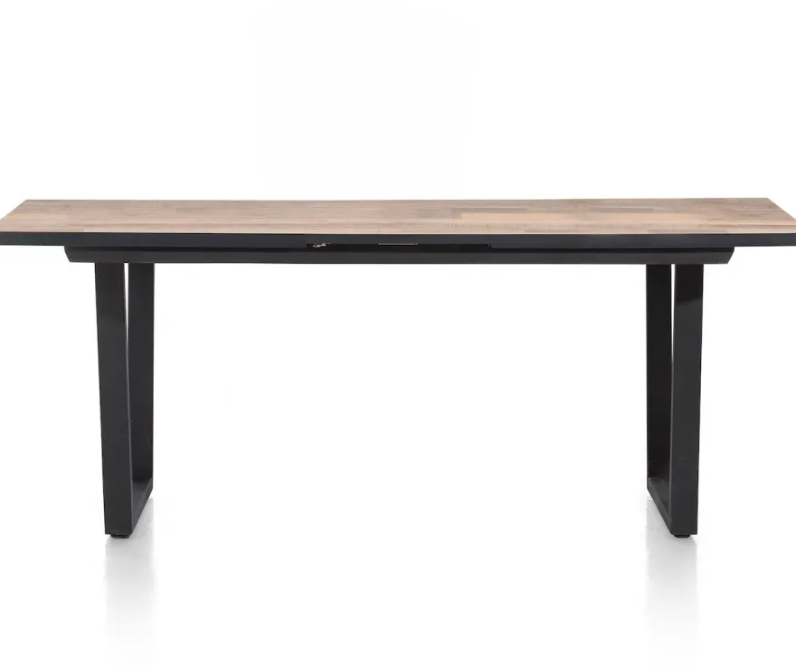 Avalox, uitschuif bartafel 190 (+ 60) x 98 cm - kleur driftwood - V poot