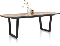 Avalox, uitschuif bartafel 190 (+ 60) x 98 cm - kleur driftwood - V poot