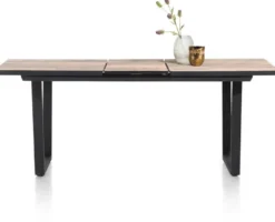 Avalox, uitschuif bartafel 190 (+ 60) x 98 cm - kleur driftwood - V poot