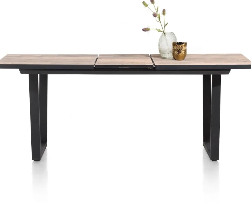 Avalox, uitschuif bartafel 190 (+ 60) x 98 cm - kleur driftwood - V poot