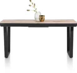 Avalox, uitschuif bartafel 190 (+ 60) x 98 cm - kleur driftwood - V poot