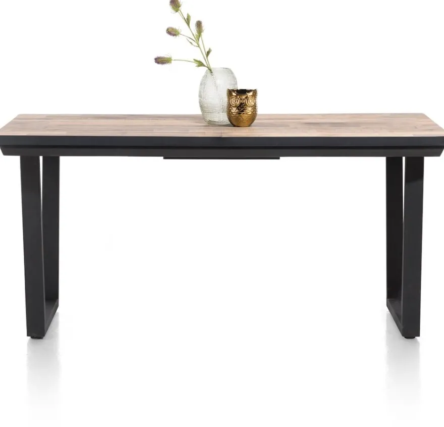 Avalox, uitschuif bartafel 190 (+ 60) x 98 cm - kleur driftwood - V poot
