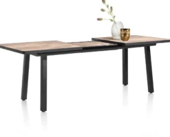 Avalox, uitschuif bartafel 190 (+ 60) x 98 cm - kleur driftwood - 4 poot