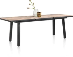 Avalox, uitschuif bartafel 190 (+ 60) x 98 cm - kleur driftwood - 4 poot