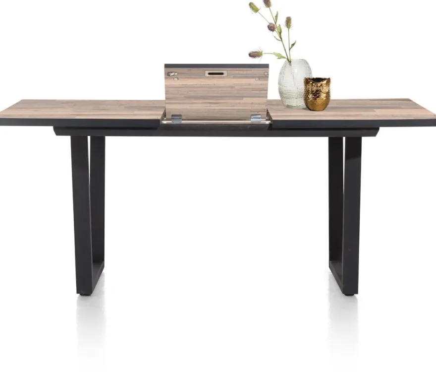 Avalox, uitschuif bartafel 160 (+ 50) x 98 cm - kleur driftwood - V poot