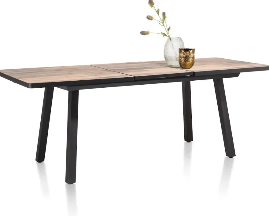 Avalox, uitschuif bartafel 160 (+ 50) x 98 cm - kleur driftwood - 4 poot