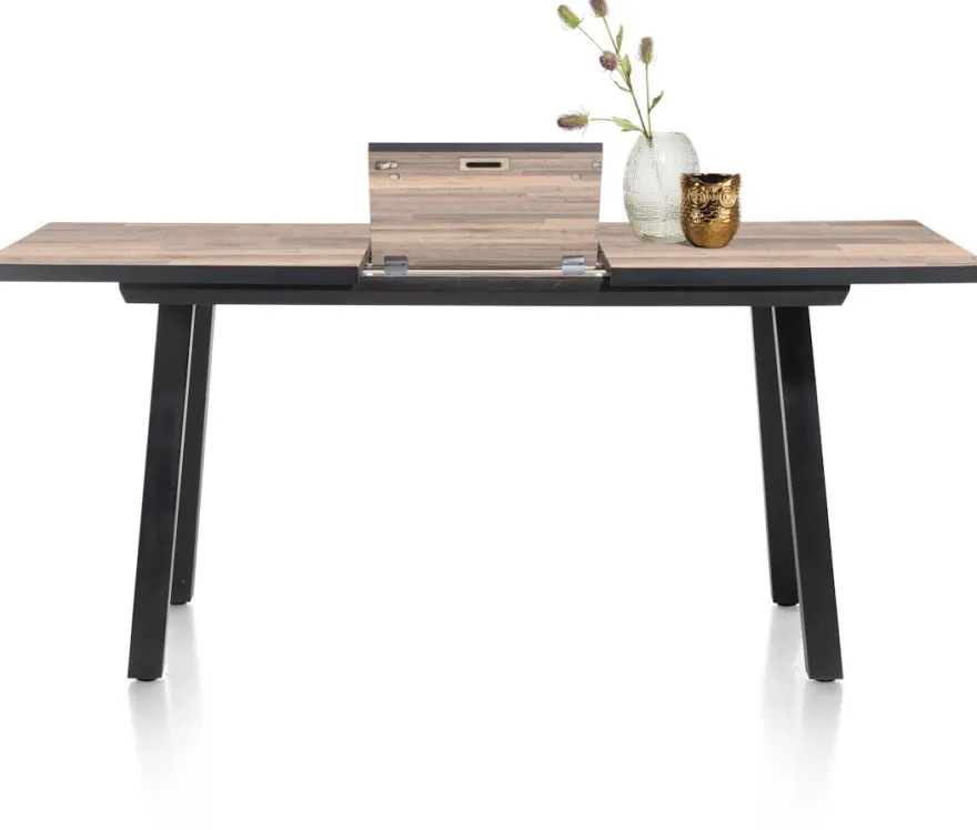 Avalox, uitschuif bartafel 160 (+ 50) x 98 cm - kleur driftwood - 4 poot