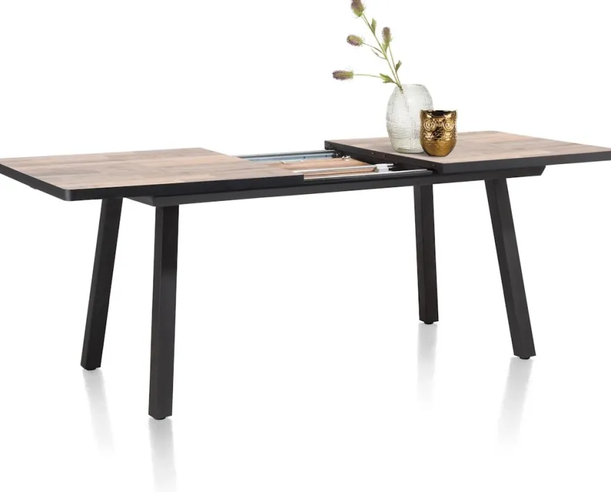 Avalox, uitschuif bartafel 160 (+ 50) x 98 cm - kleur driftwood - 4 poot