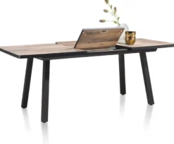 Avalox, uitschuif bartafel 160 (+ 50) x 98 cm - kleur driftwood - 4 poot