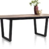 Avalox, uitschuiftafel ovaal 190 (+ 60) x 110 cm - kleur driftwood - V poot