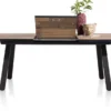 Avalox, uitschuiftafel ovaal 190 (+ 60) x 110 cm - kleur driftwood - 4 poot