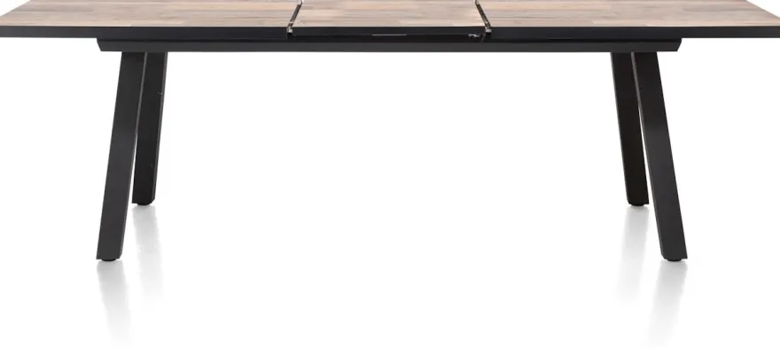 Avalox, uitschuiftafel 190 (+ 60) x 98 cm - kleur driftwood - 4 poot