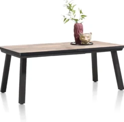Avalox, uitschuiftafel 190 (+ 60) x 98 cm - kleur driftwood - 4 poot