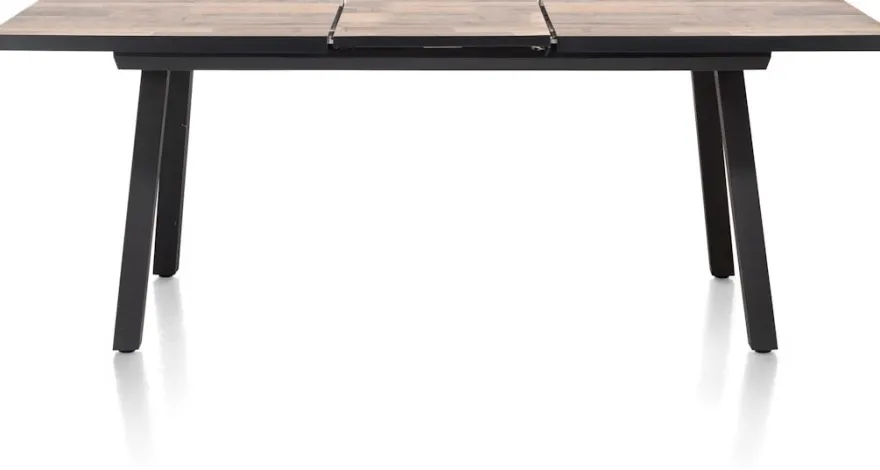 Avalox, uitschuiftafel 160 (+ 50) x 98 cm - kleur driftwood - 4 poot