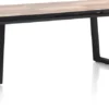 Avalox, uitschuiftafel 190 (+ 60) x 98 cm - kleur driftwood - V poot
