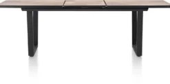 Avalox, uitschuiftafel 190 (+ 60) x 98 cm - kleur driftwood - V poot