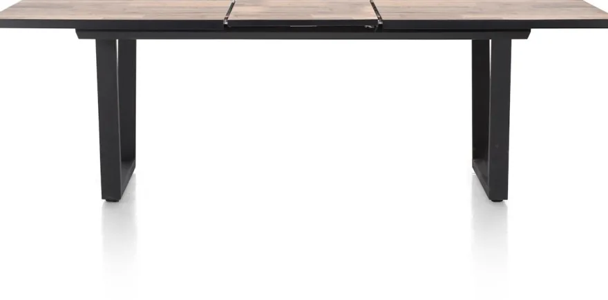 Avalox, uitschuiftafel 190 (+ 60) x 98 cm - kleur driftwood - V poot