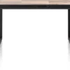 Avalox, uitschuiftafel 160 (+ 50) x 98 cm - kleur driftwood - V poot
