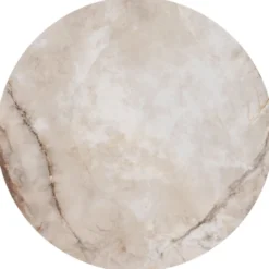 Avelli, bijzettafel rond 45 cm - steelbrown + keramiek blad