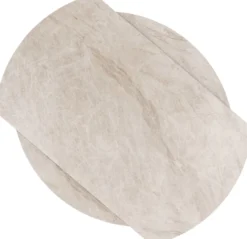 Avellino, uitschuiftafel rond 90 (+ 2 x 30 cm) x 150 cm