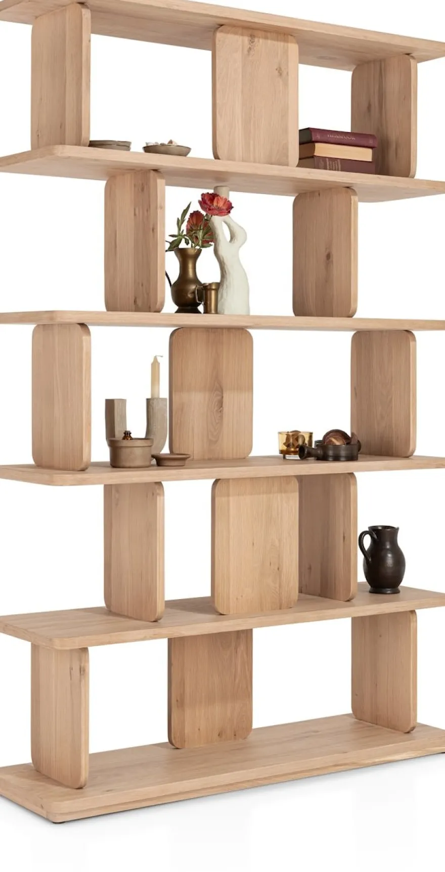Azulaar, roomdivider 120 cm - 20-niches