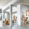 Azulaar, roomdivider smal 120 cm - 7-niches