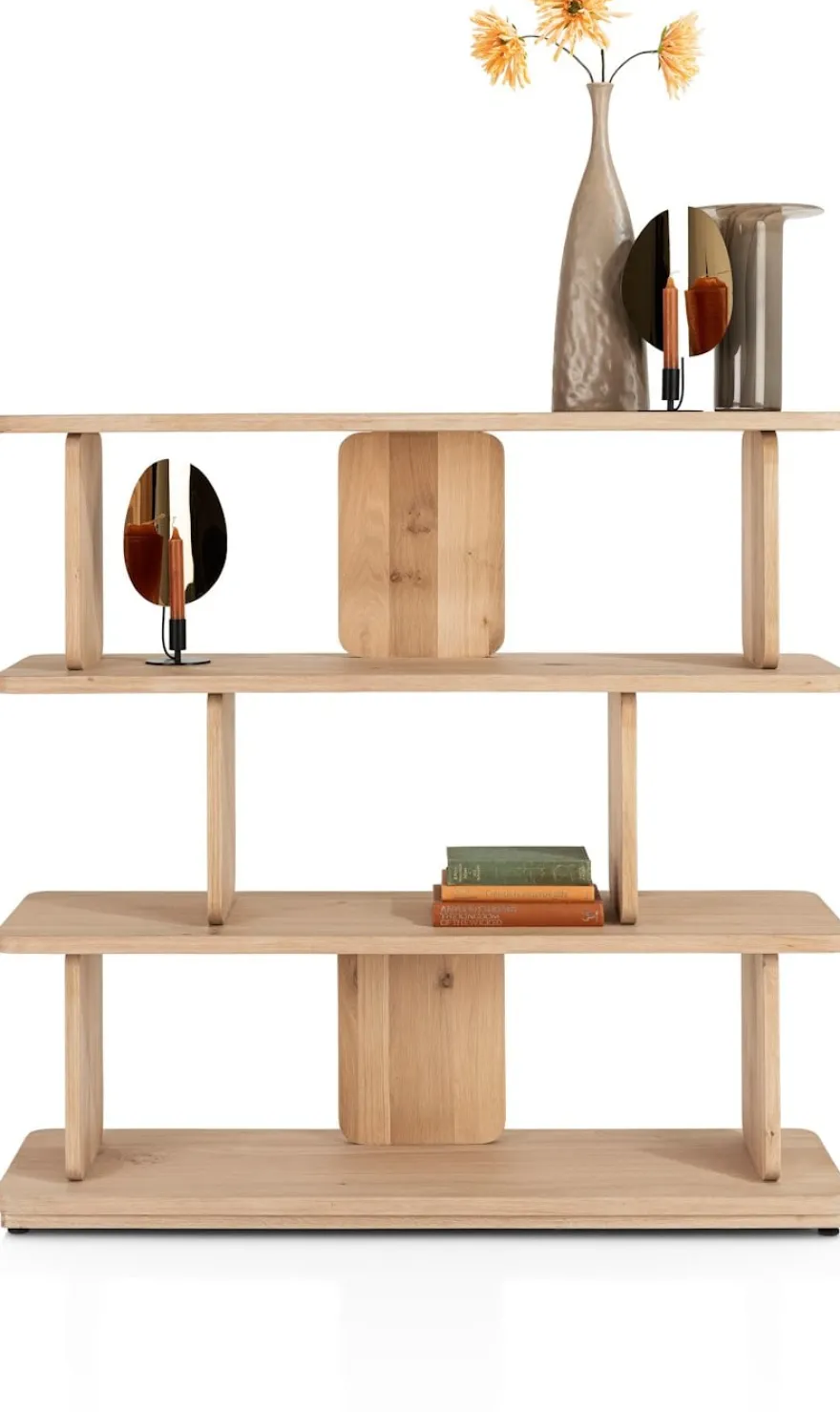 Azulaar, roomdivider smal 120 cm - 7-niches